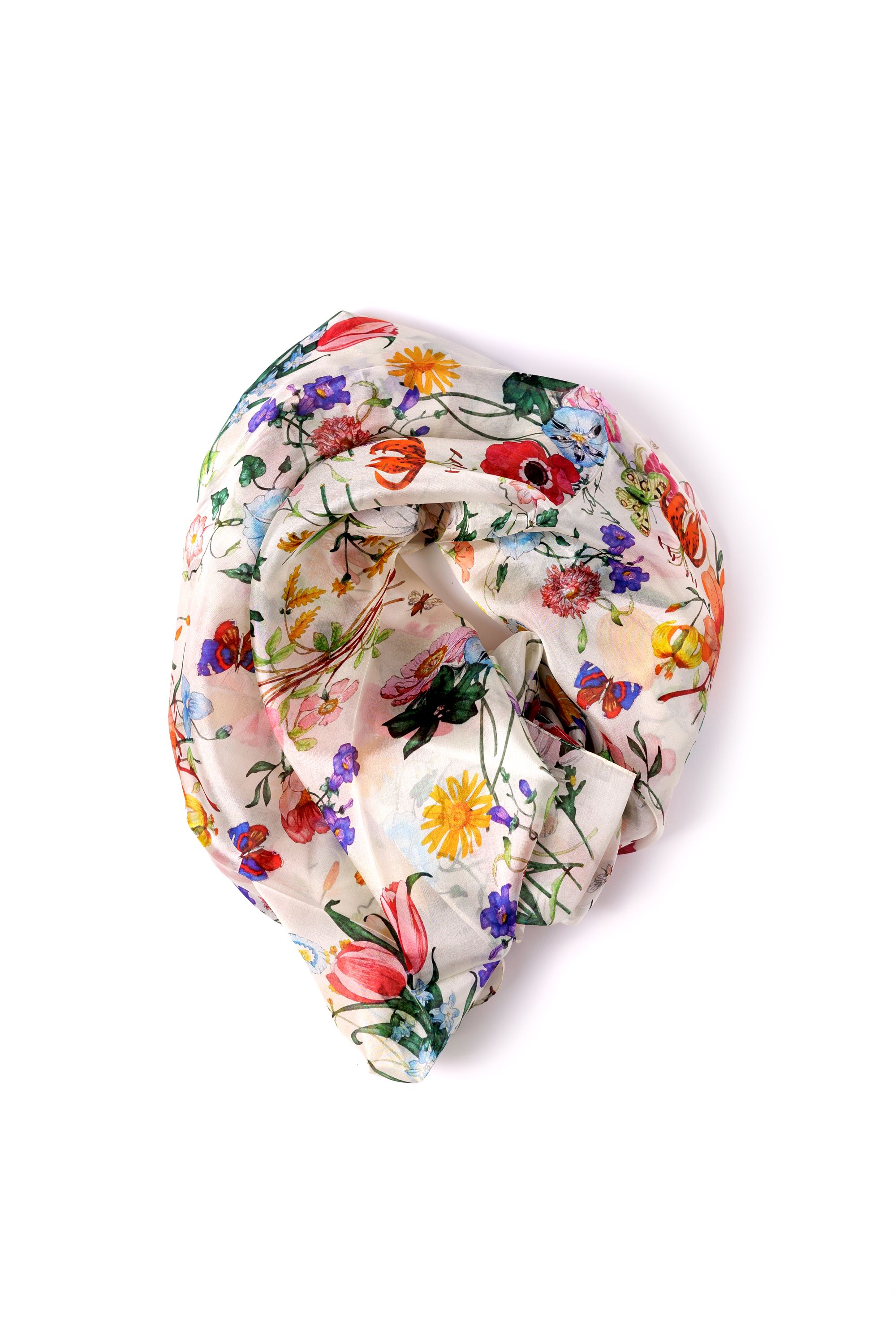 Cromia - 8051978464761 foulard flora 180x110 silk